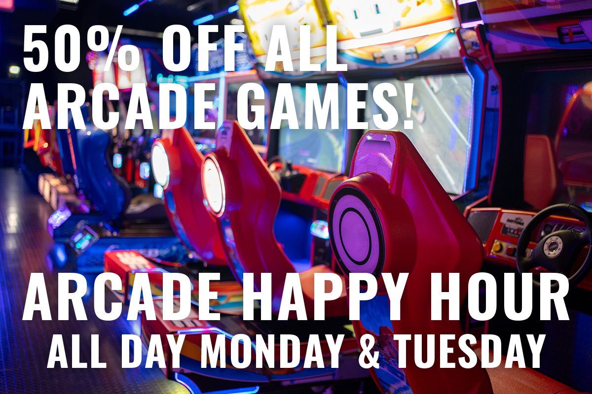 arcade happy hour